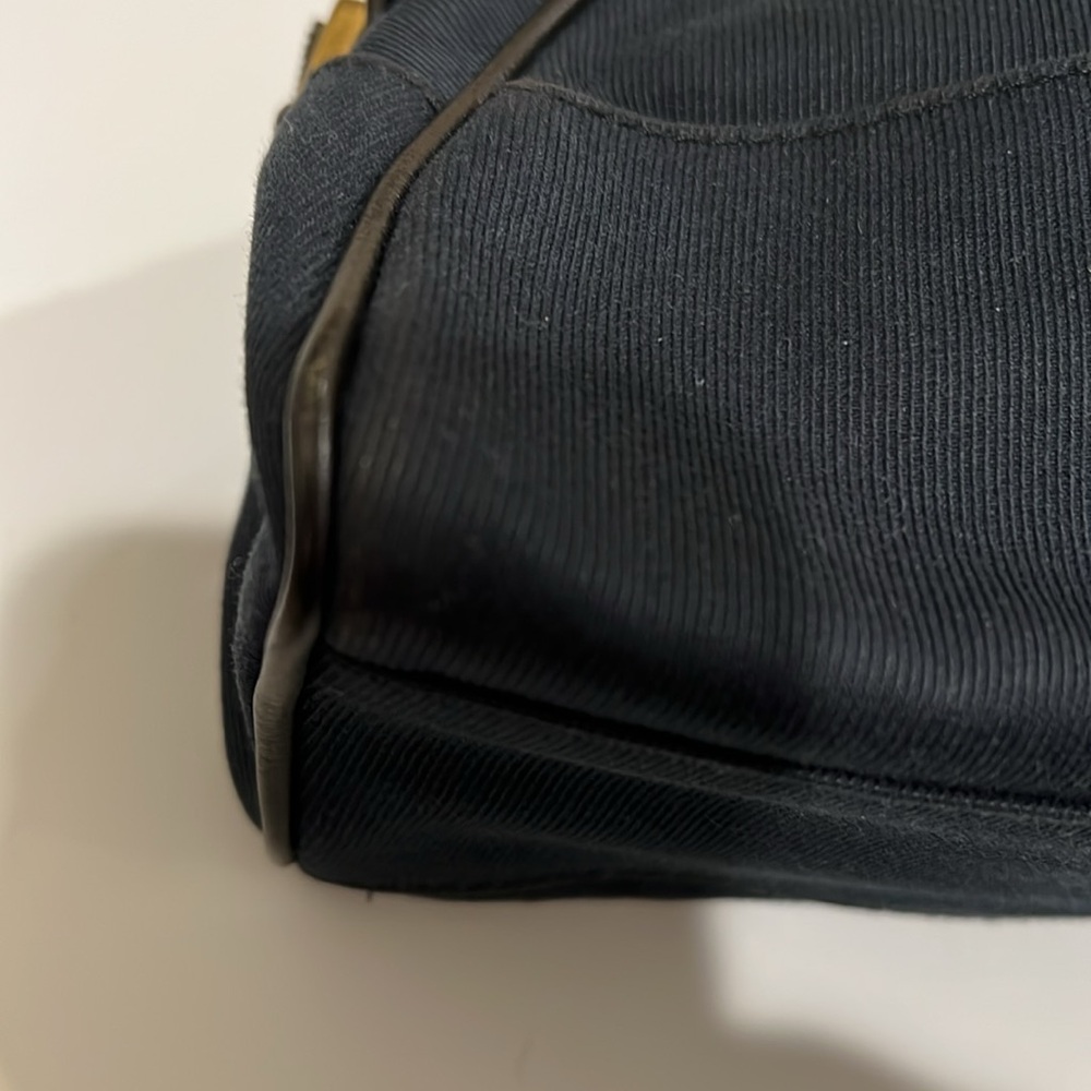 Gucci Navy Canvas Dome Shoulder Bag EUC - Picture 11 of 13